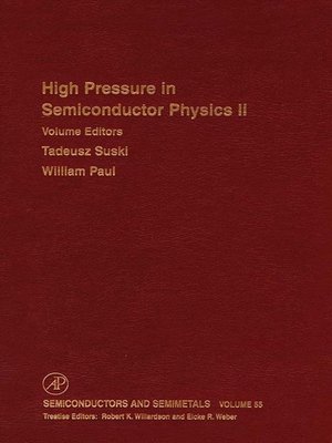 cover image of High Pressure in Semiconductor Physics II